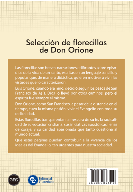 Libro "Selección de Florecillas de Don Orione" de Andrés Gemma (2023) - Image 2