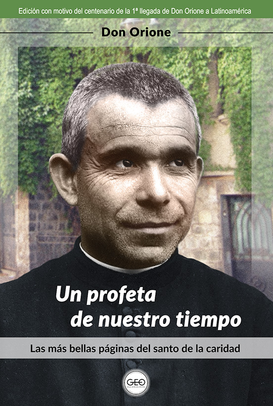 Libro "Un profeta de nuestro tiempo" de Don Orione (2021)